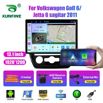 13,1-инчов Автомобилен Радиоприемник За Volkswagen Golf 6 Jetta 6 Кола DVD GPS Навигация Стерео Carplay 2 Din Централна Мултимедиен Android Auto
