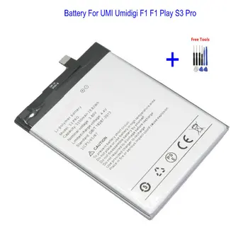 1x Взаимозаменяеми батерия за мобилен телефон 5150mAh S3 Pro за UMI Umidigi F1 F1 Play S3 Pro, батерии за телефони + Комплекти от инструменти за ремонт