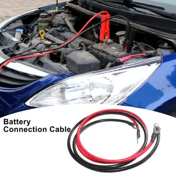 2 елемента 5AWG 100A Кабел О-Пръстен Стабилна Проводимостта на Автомобилен Захранващ Проводник волтова батерия Кабел за автомобилна Батерия е Преходен Кабел