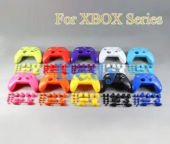 20 Едноцветни комплекти За Xbox Серия X S Корпуса на Контролера калъф с бутони комплект LB РБ Броня LTRT Бутон за Включване на Спусъка