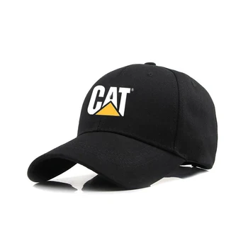 2023 Нова бейзболна шапка с атлетични бродерия Cat Caterpillar Лого, спортна шапка за отдих