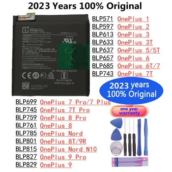 2023 Нова Оригинална Батерия За телефон OnePlus 1 2 3 3T 5 5T 6 7 Pro 6T 7Pro 7Plus Plus 7T Pro 8 Pro 8T 9R Nord N10 9 Pro