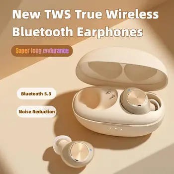 2023 Нови Слушалки TWS True Wireless Bluetooth с Шумопотискане 5,3, Йонофореза втулки тип Bean, Спортни слушалки Hi-Fi с Микрофон