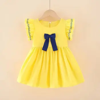 2023 Ново детско цельнокроеное лятна рокля за момичета
