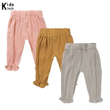 3 бр./лот, лятото, есента и детски панталони, памучни панталони за момичета, удобни детски панталони, детски дрехи, нов стил, облекло за момчетата на NEDYALKO-174