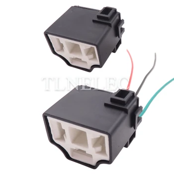 3-Пинов конектор за свързване на кабел за автомобилни фарове с кабели, автомобилни сильноточные незапечатанные контакти H4-2B