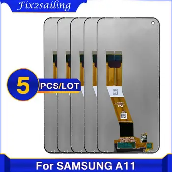 5 бр./lot, 100% тест Оригинален LCD дисплей за Samsung Galaxy A11, LCD дисплей със сензорен екран възли За Samsung A115F A115F/DS Lcd