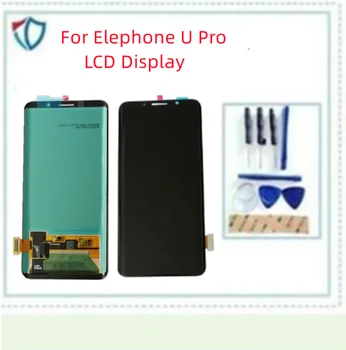 Kospplhz Оригинален Нов За Elephone U Pro AMOLED LCD дисплей + Тъч екран Дигитайзер в Събирането 5,99 инча + Инструменти