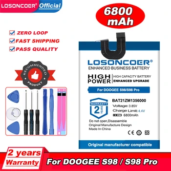LOSONCOER 6800 mah BAT21ZN1356000 Батерия за Мобилен Телефон DOOGEE S98