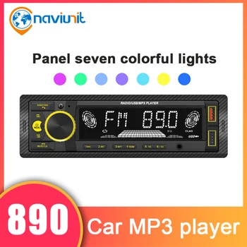Naviunit Универсален 1 Din Радио Авторадио Стерео Bluetooth, AUX-IN MP3 плейър, FM USB Цифров Аудио FM радио Мултимедиен Музикален плейър