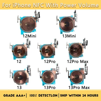 OEM безжично зарядно устройство ще захранване на бобината на NFC с бутон за регулиране на силата на звука Flex за iPhone 12 13 mini Pro Max, стикер на панела зарядно устройство, гъвкави детайли