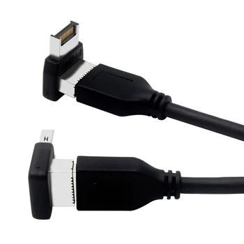 PH74A/PH74B Предни USB Адаптер C Header USB 3.1 Type E 90-Градусов Датчик на системата за Управление и за Вътрешен Конектор на Дънната Платка на компютъра