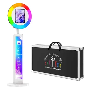 RGB Light Photo Booth за iPad е Съвместим с преносими фотобудкой 12,9 инча 10,9 10,2 инча инча софтуер APP Control за парти