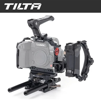 TILTA LUMIX GH6 TA-T15-B-B Пълен Корпуса на Фотоапарата, за да Panasonic GH6 Pro Kit Black Mirror Микро-Единично Помещение Аксесоари Защита