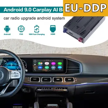 Актуализация на радио Carplay Ai Smart Box Android За Mercedes Benz GLS 2017-2020 Автомобилен Мултимедиен Плейър Tv Box Apple Carplay Autoradio