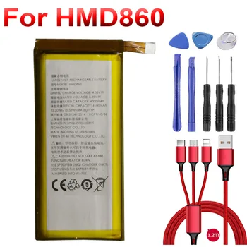 Батерия 3,8 На 4100 mah за HMD860 + USB кабел + комплект инструменти