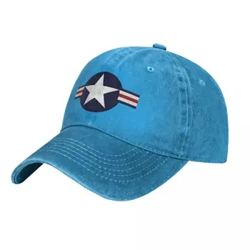 Военновъздушни сили на САЩ (USAF) - Бейзболна шапка Roundel, Луксозна шапка с защелкивающейся облегалка, забавна шапка, дамска шапка, мъжки