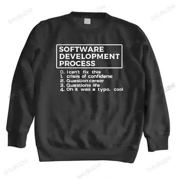 гореща разпродажба, мъжки есенно-зимни блузи, hoody с кръгло деколте, програмист за разработка на софтуер, мъжки hoody, благородна hoody
