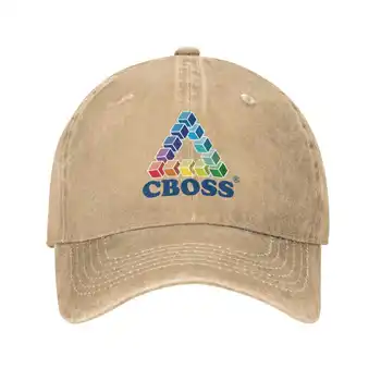 Графична дънкови и ежедневни шапка с логото на Асоциацията CBOSS, вязаная капачка, бейзболна шапка
