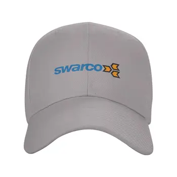Ежедневни деним шапка с графичен принтом Swarco, вязаная капачка, бейзболна шапка