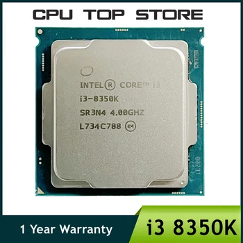 Използван Четириядрен процесор Intel Core i3 8350K i3-8350K 4 Ghz с четири нишки 8M 95W LGA 1151 CPU