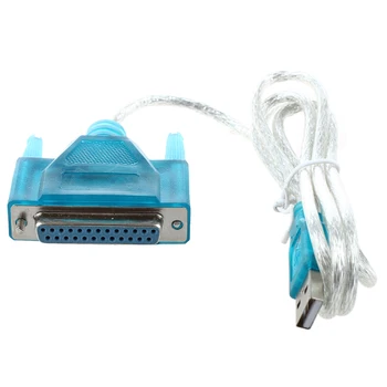 Кабел-USB адаптер за принтер DB25 с 25-пинов паралелен порт