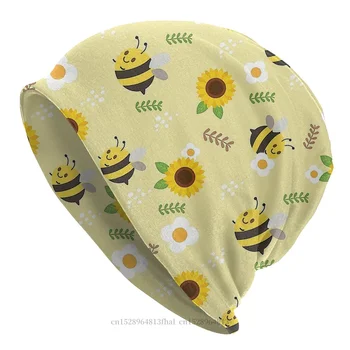 Кавайные Сладък Животни Модни шапки Bumble Bee Bonnet Високо Качество Skullies Шапки, Шапки