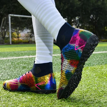 Качествена футболна обувки Mbappé, трайни леки футболни обувки, удобни футболни обувки за улицата, на едро маратонки за мини футбол 35-45 размери