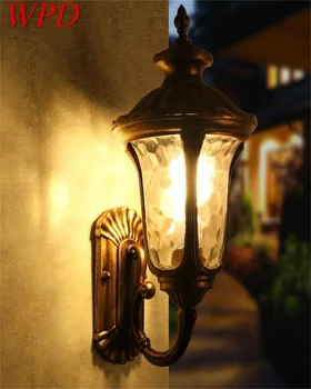 Класически улица, с монтиран на стената лампа, WPD, led Водоустойчива IP65, ретро-сутиени, декоративна лампа за дома веранда