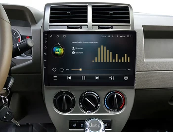 Кола DVD плеър с Android, GPS-навигация, мултимедия за jeep compass 2007-2010 г., автомобилното радио, аудио, стерео уредба