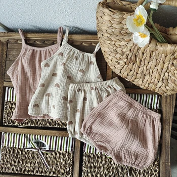 Комплект детски дрехи, детски обикновена еластични панталони с дълги ръкави, костюм от две части, пролетен комплект панталон за новородени бебета момчета и момичета
