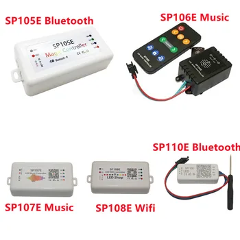 Музикален Bluetooth, Wifi контролер SP105E SP110E SP108E SP107E SP106E Магически Цветен Контролер за RGB/RGBW WS2812B WS2811 led лента