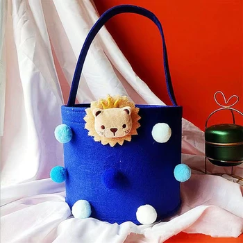 Мультяшная фетровая чанта за сватбен подарък, детска подарък чанта Пълнолуние, годишният банкет на сто на ден, уважаеми ведерко Baobao