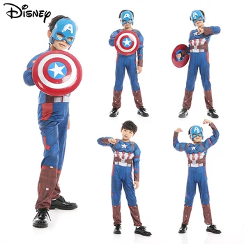 Мускулести костюми серия от супер герои на Дисни с предпазни ръкавици, комплект дрехи за cosplay, играчки за декорация Хелоуин, детски подарък