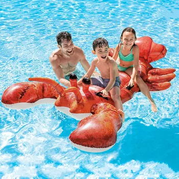Негабаритное седалка за свирите на омар за възрастни, плаващ редица, имитирующая водна играчка с множество въздушни възглавници, детско надувное двойна закопчалка