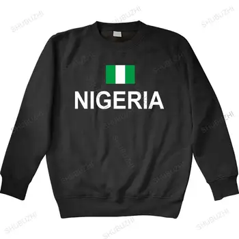 Нигерия Нижерия мъжки потници националната спортна нигерийская памучен hoody с качулка за фитнес Африканска облекло знамена страни новоприбывшая hoody