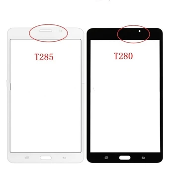 Новост За Samsung Galaxy Tab A 7,0 2016 T285 T280 Таблет Touchpad LCD екран от Предната Външна Стъклен Капак на Обектива Смяна на Лентата + ЗЗД