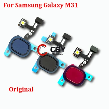 Оригинал за Samsung Galaxy М31 Touch ID сензор за пръстови отпечатъци бутон Home Гъвкав кабел, резервни части