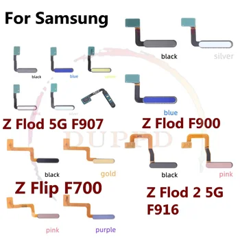 Оригиналната бутон за включване Бутон за връщане в менюто Сензор за разпознаване на пръстови отпечатъци Touch ID Гъвкав кабел за Samsung Z Flod 2 5G Z Flip