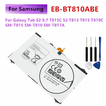 Оригиналната Смяна на EB-BT810ABE 5870 mah За Samsung Батерия За Galaxy Tab S2 9,7 T815C S2 T813 T815 T819C SM-T815 SMT810 T817A