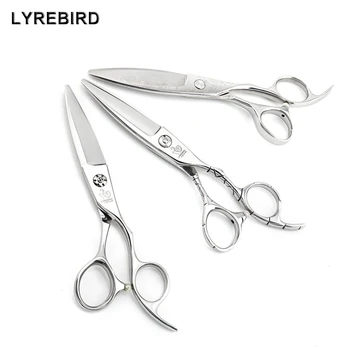 Плъзгащи ножици за коса Слайд 5,75 инча Плъзгащи ножици, Ножици за коса във формата на Върба Професионални фризьорски ножици Lyrebird НОВИ