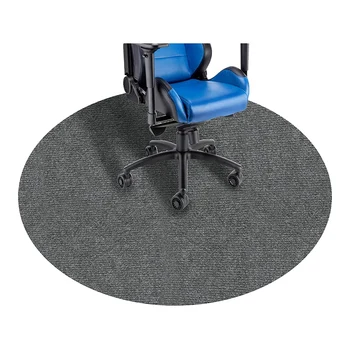 Подложка за стол, подложка за офис стола, кръгла подложка за игра на стола, 119 см, мат работен стол с ниска дрямка, твърди настилки За Защита на Твърд под