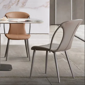 Подова стол за грим, съвременни ергономични офис стоманени дизайнерски столове, уникални шезлонги за почивка, мебели в скандинавски стил WXH35XP