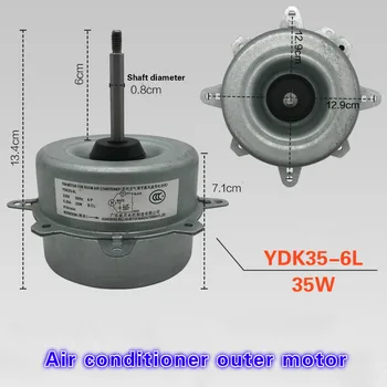 Подходящ за захващане на климатика 1P1.5 ПЕНСА на универсална кука на външния двигател, двигателя на вентилатора за охлаждане YDK35-6L 35 W