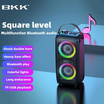 Преносим уличен фенер Bluetooth високоговорител 3D стерео K Song Soundbox Компютърен субуфер Аудио Безжична колона Музикален център