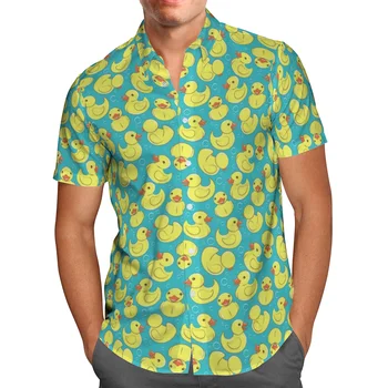 Риза с 3D принтом в стил Аниме Харадзюку, Хавайска Риза, Мъжка Лятна Риза с Къс ръкав, Мъжки Ризи 2023, риза Оверсайз 5XL, Ризата Homme-334