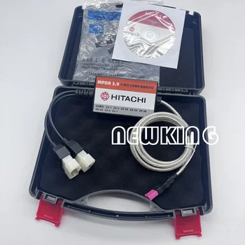 Тежкотоварни кабелен инструмент за диагностика, тестер, софтуер MPDR 3.9, последната версия за пълен асортимент на багери Hitachi EX Dr