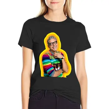 Тениска Jeff Goldblum of Happiness, кавайная облекло, графични тениски, тениски с аниме, Дамски