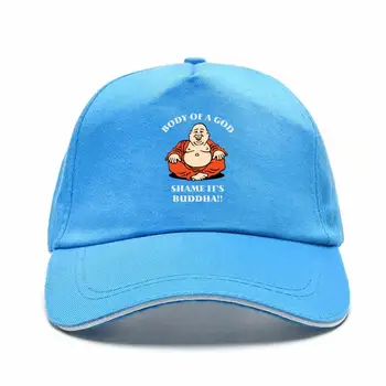 Тялото на Бога, позорящего Буда Мъжки забавно бейзболна шапка Удебелен хумор Дебелакът