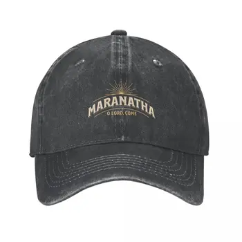 Шапка Maranatha - хайде Lord Jesus, ковбойская шапка, модна шапка за голф, плажна шапка, луксозна марка шапка за жени 2023, мъжки